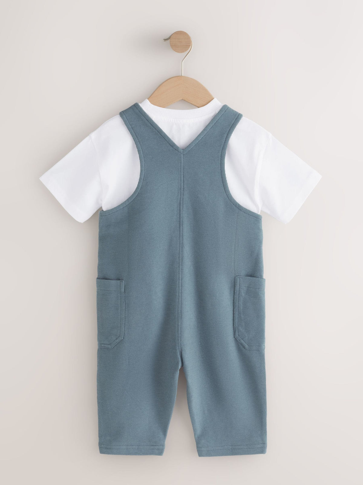 Blue Dungarees and T-Shirt Set (3mths-7yrs)