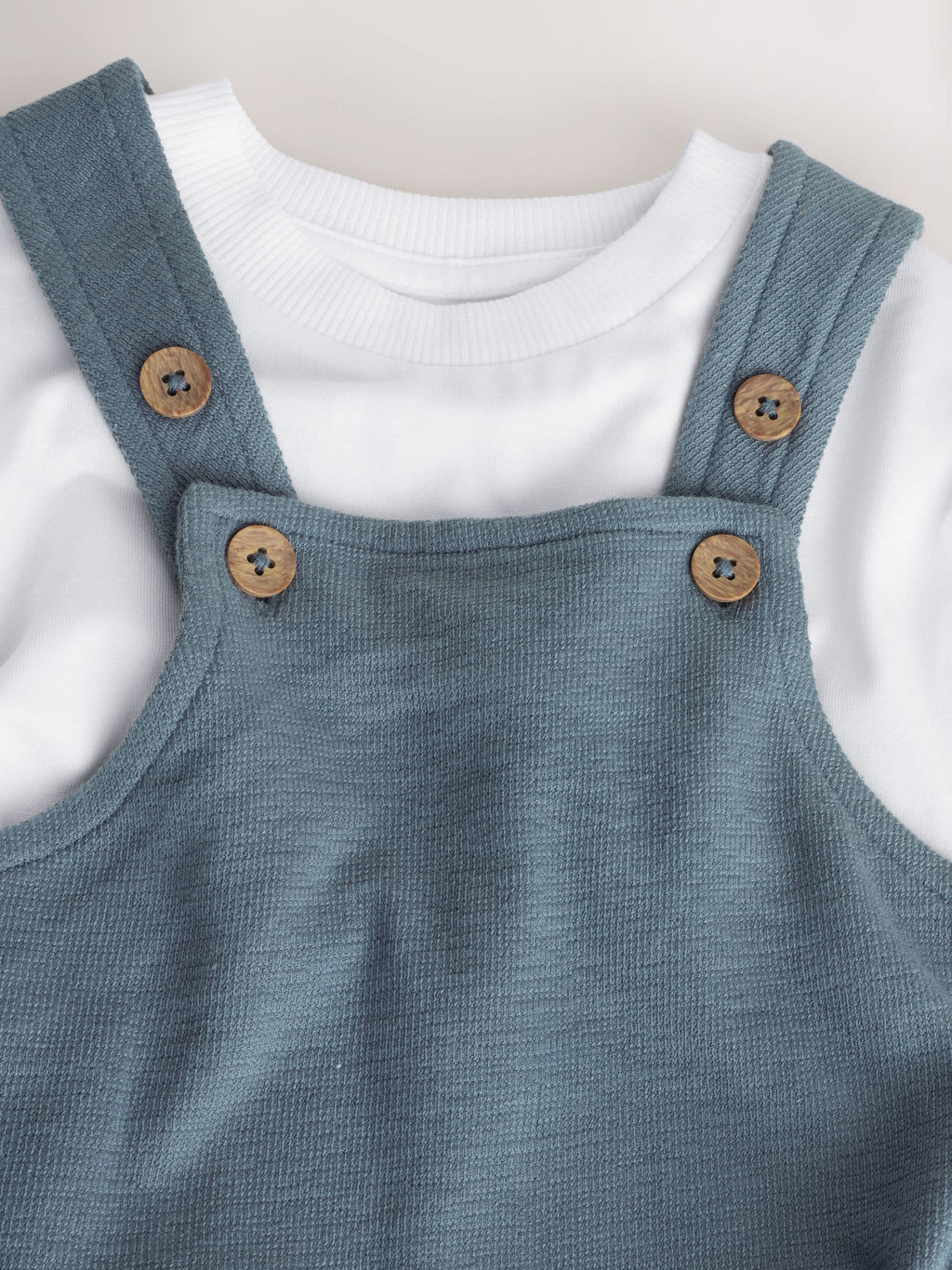 Blue Dungarees and T-Shirt Set (3mths-7yrs)