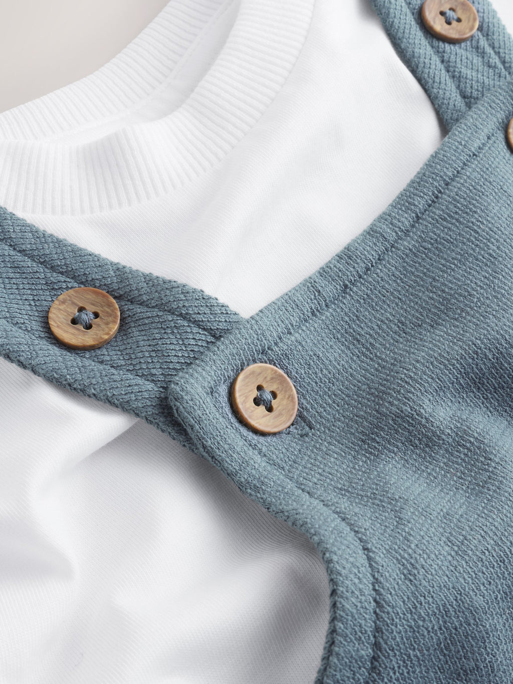 Blue Dungarees and T-Shirt Set (3mths-7yrs)