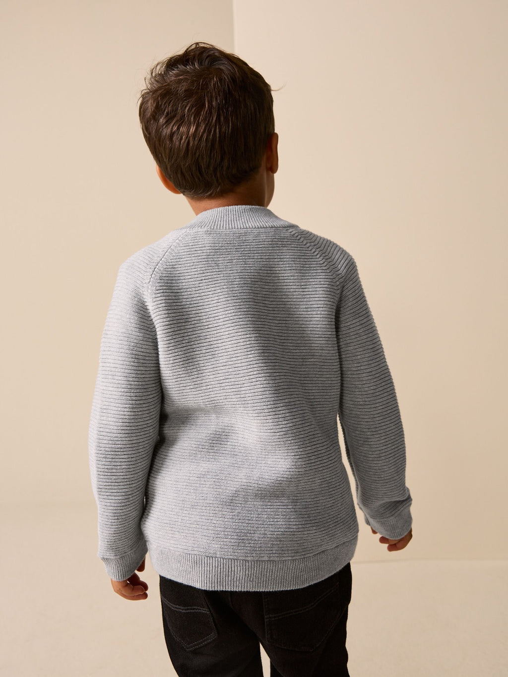 Grey Zip Through Cardigan (3mths-7yrs)