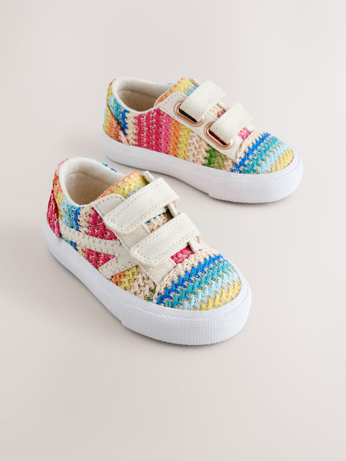 Rainbow Wide Fit (G) Touch Fastening Trainers