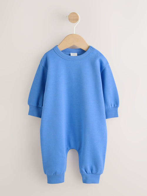 Cobalt Blue Baby Sweat Romper (0mths-3yrs)