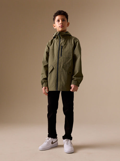 Khaki Green Utility Anorak Jacket (3-16yrs)