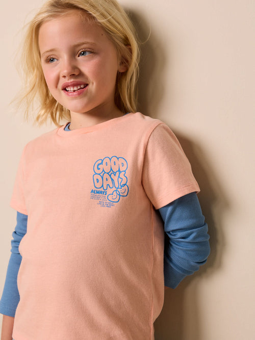 Orange Good Days T-Shirt (3-16yrs)