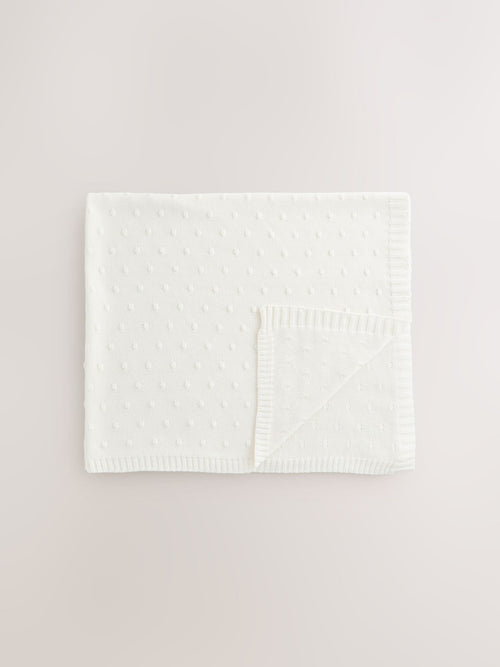 Ecru Bobble Blanket