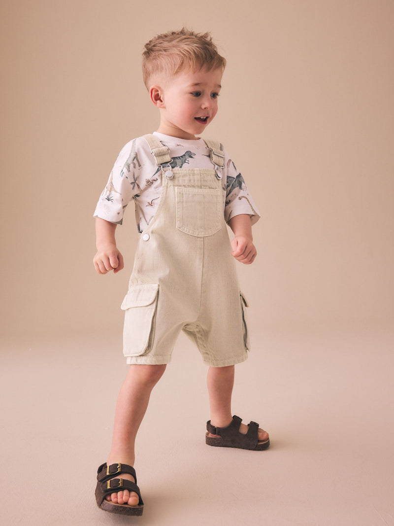Stone Dungarees (3mths-7yrs)