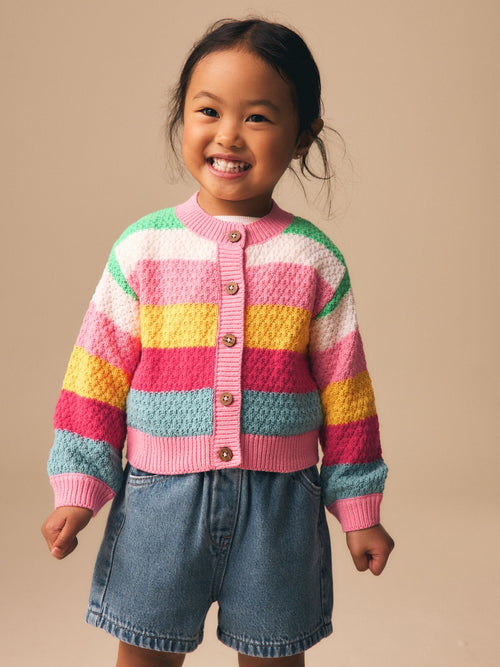 Rainbow Striped Cardigan (3mths-7yrs)