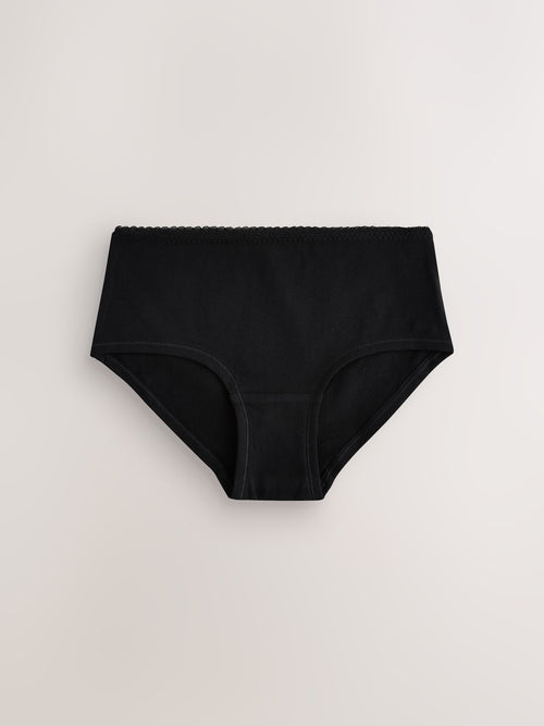 Black Hipster Briefs 5 Pack (3-16yrs)