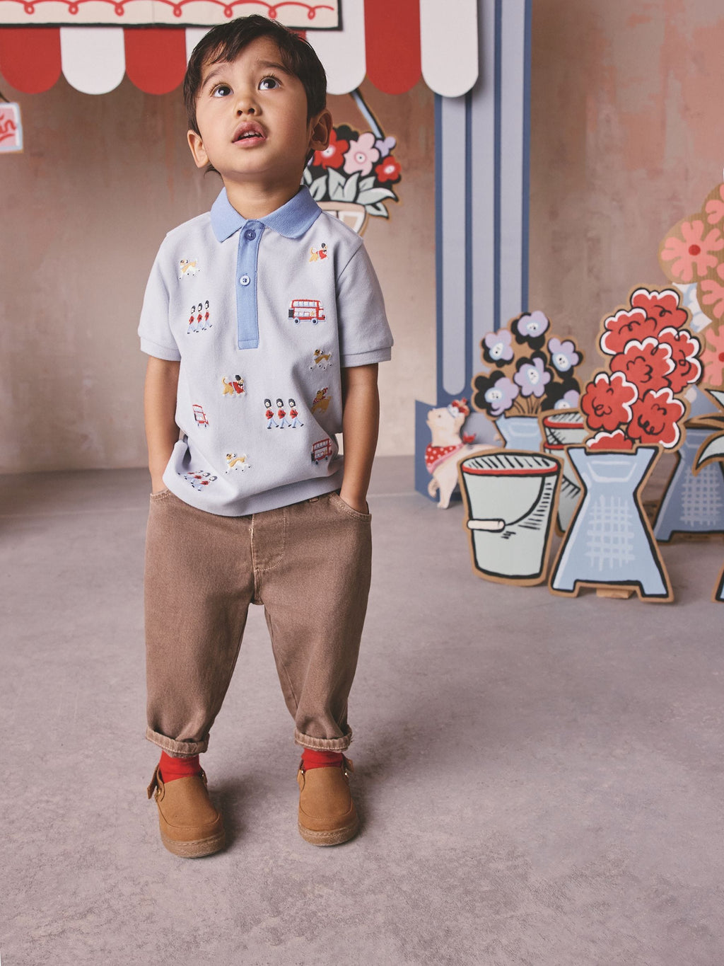 Blue London Embroideries Cath Kidston Polo Shirt (3mths-7yrs)