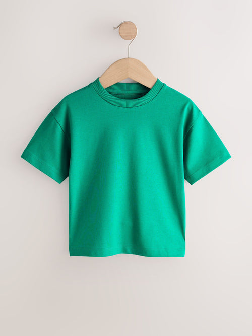 Green Short Sleeve Plain T-Shirt (3mths-7yrs)