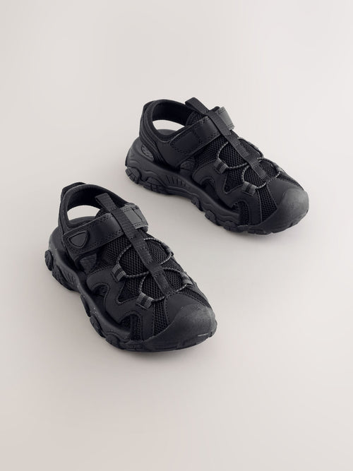 Black Bumptoe Trekker Walking Sandals