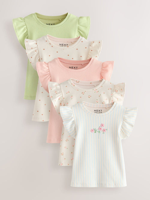Pretty Vests 5 Pack (3mths-7yrs)
