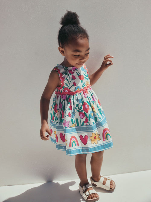 Multi Bright Ric Rac Dress (3mths-8yrs)