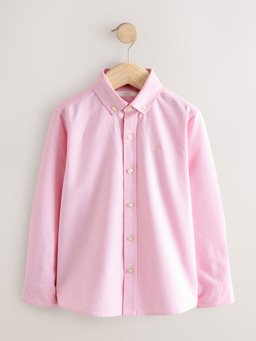 Pink Single Premium Oxford Shirt (3-17yrs)