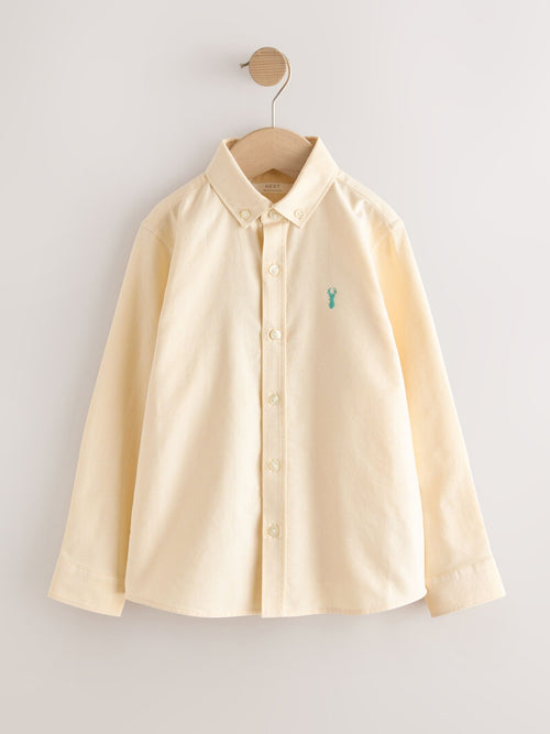 Yellow Single Premium Oxford Shirt (3-17yrs)