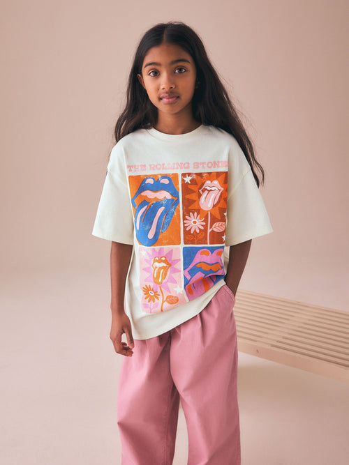 Ecru The Rolling Stones Band T-Shirt (3-16yrs)