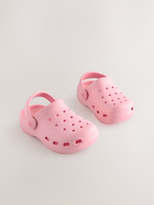 Pink Wide Fit (G) Comfort Clogs