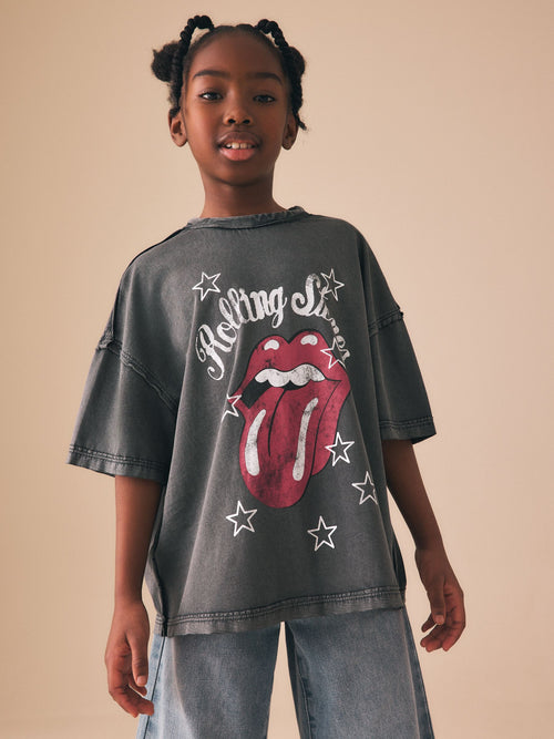 Charcoal The Rolling Stones Band T-Shirt (3-16yrs)