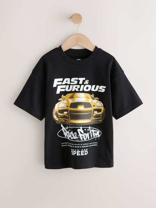 Black Fast & Furious T-Shirt (3-16yrs)