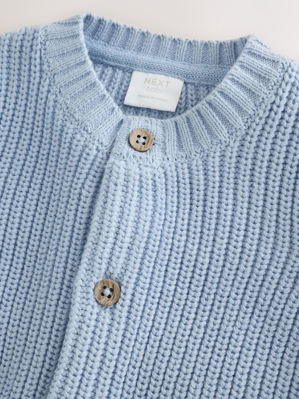 Blue Little Brother Embroidered Bear Cardigan (0mths-2yrs)