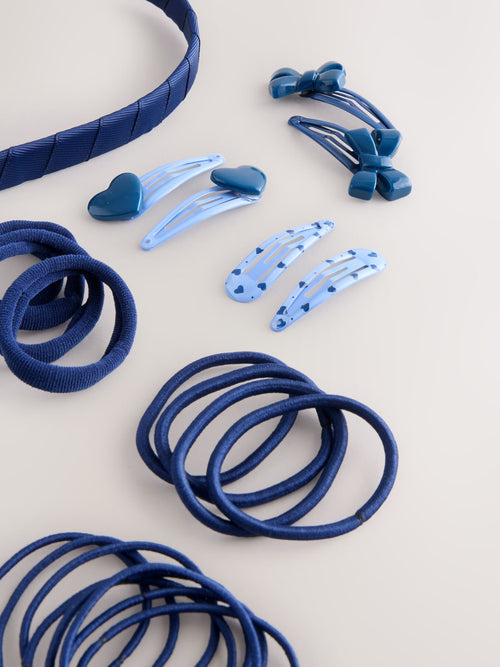 Navy Blue School Hair Set