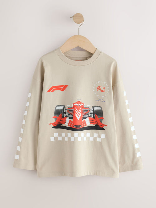 Cement F1 Long Sleeve T-Shirt (3-16yrs)