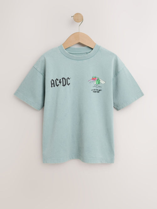 Mineral Washed ACDC Band T-Shirt (3-16yrs)