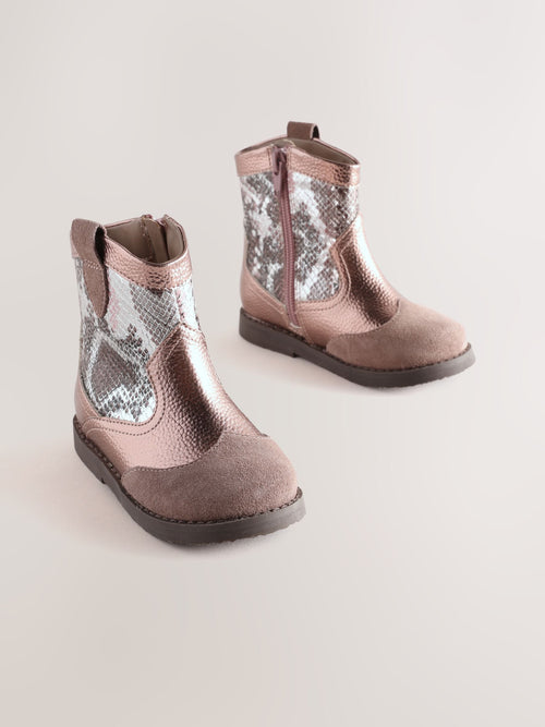 Multi Standard Fit (F) Western Ankle Boots