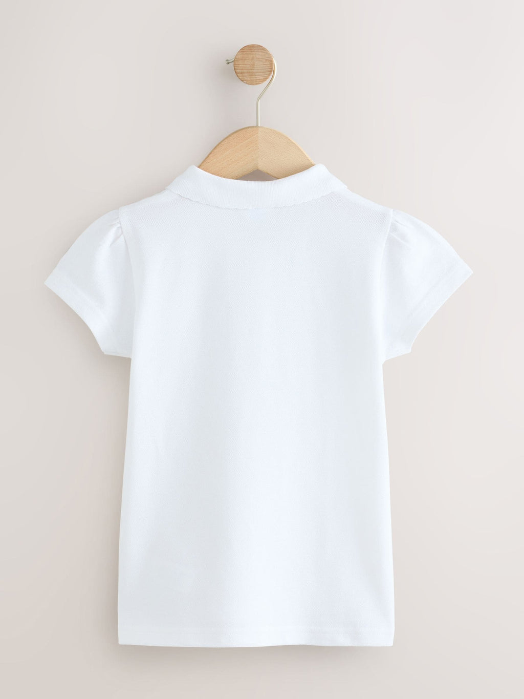 White Girls Cotton Short Sleeve Polo Shirt 3 Pack (3-16yrs)