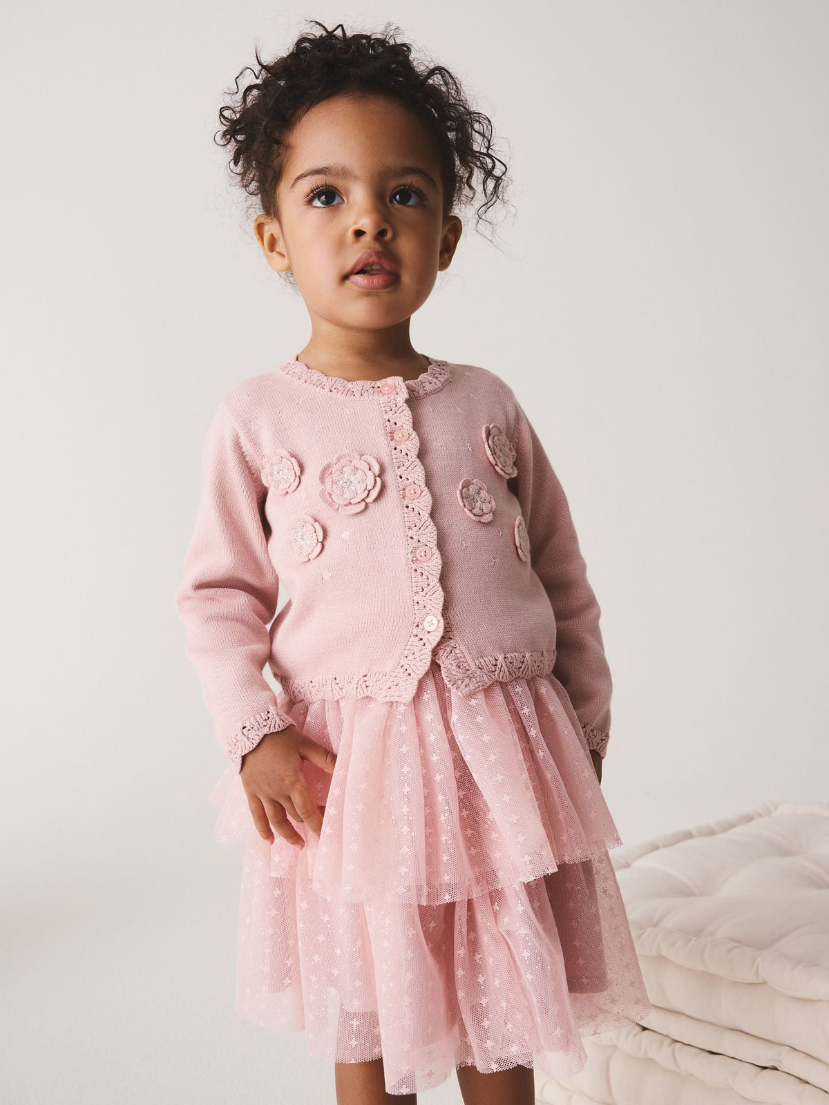 Pink Party Occasion Skirt Set (3mths-10yrs)