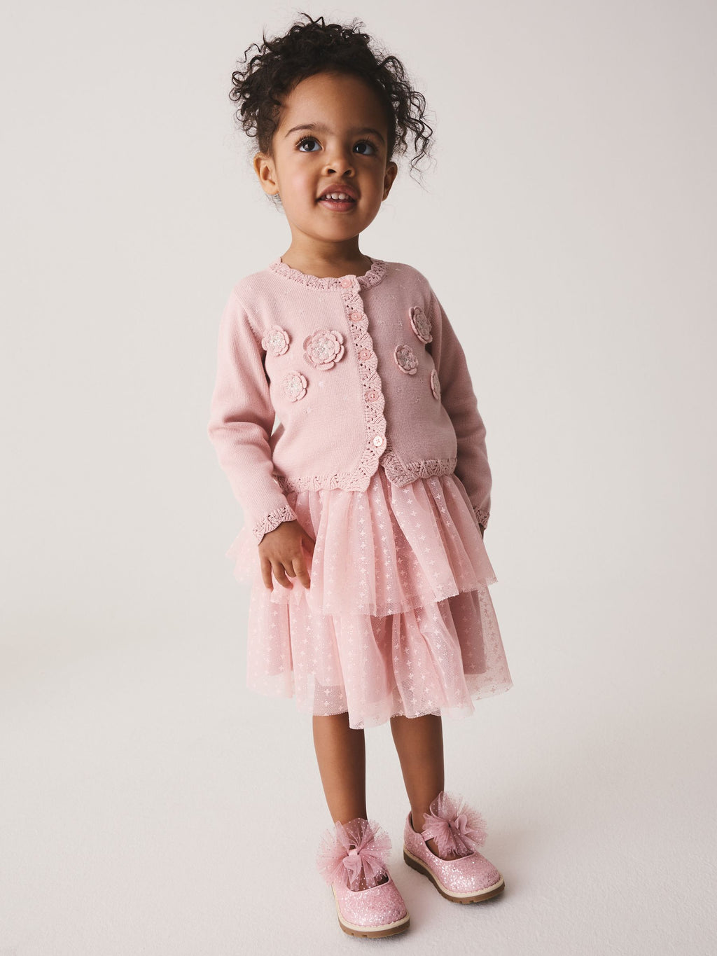 Pink Party Occasion Skirt Set (3mths-10yrs)
