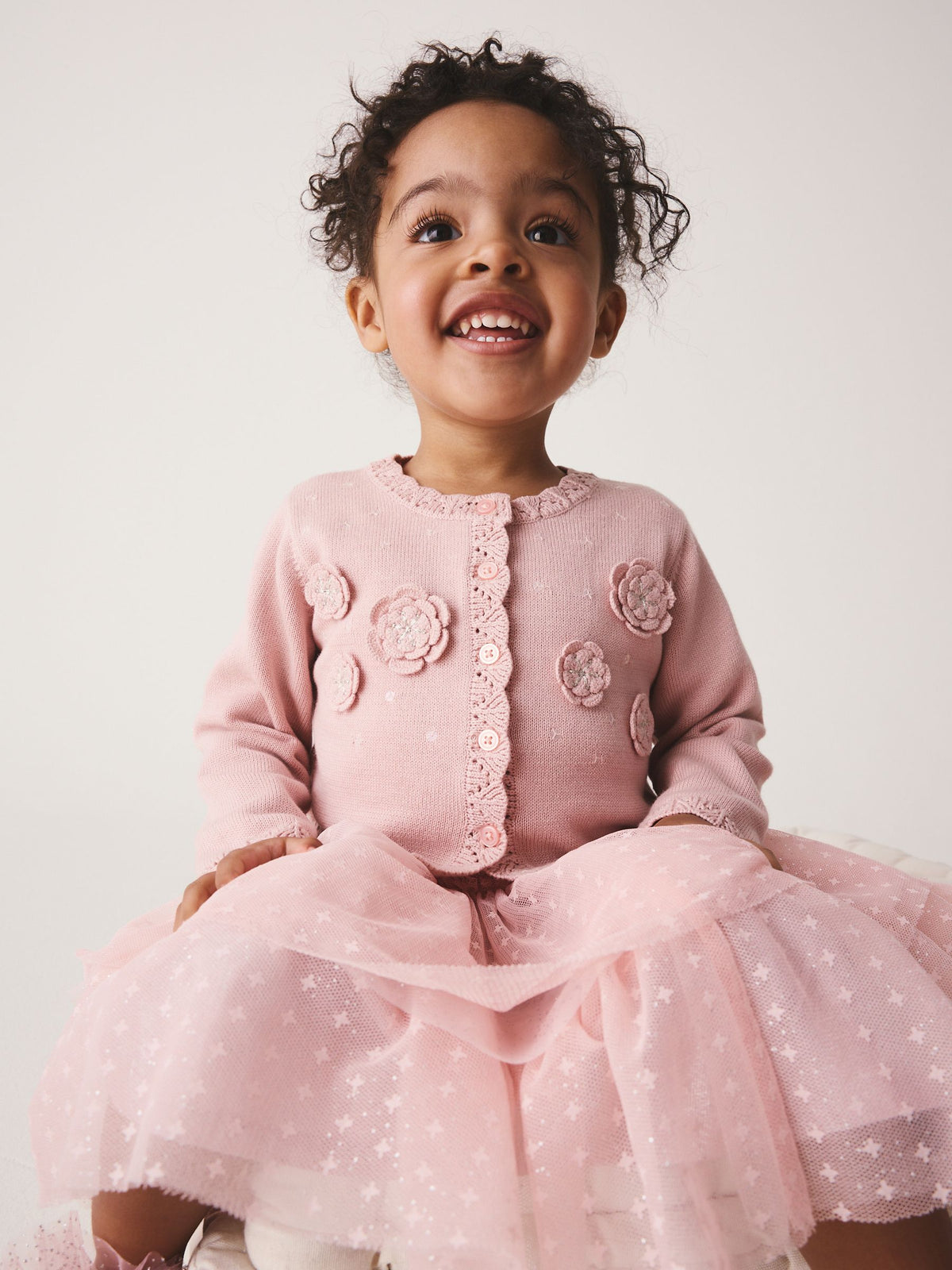 Pink Party Occasion Skirt Set (3mths-10yrs)