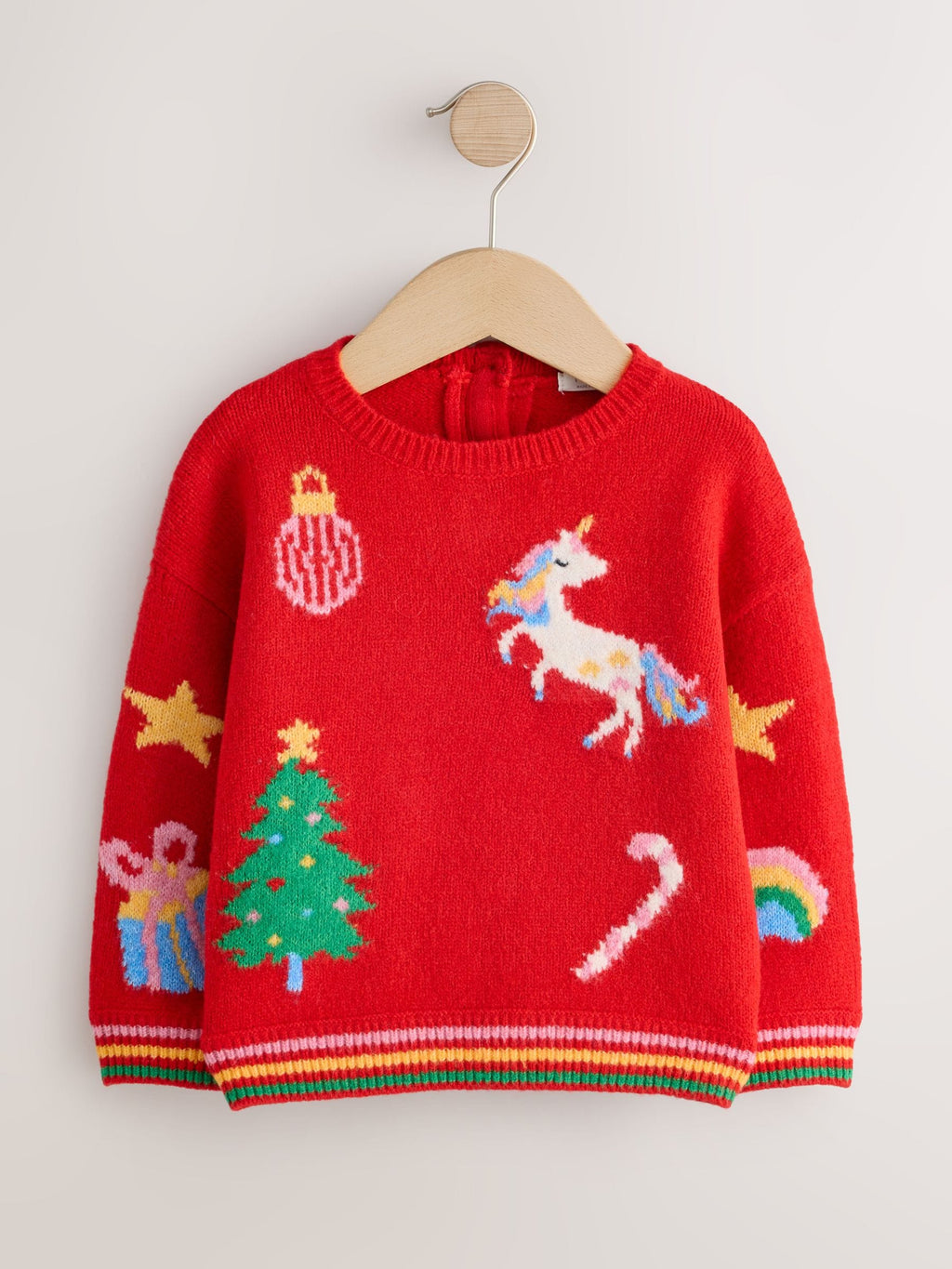 Red Jolly Christmas Jumper (3mths-7yrs)
