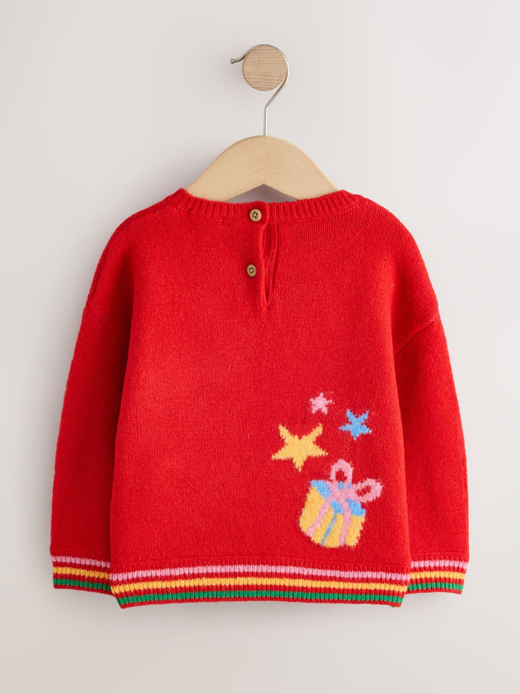 Red Jolly Christmas Jumper (3mths-7yrs)