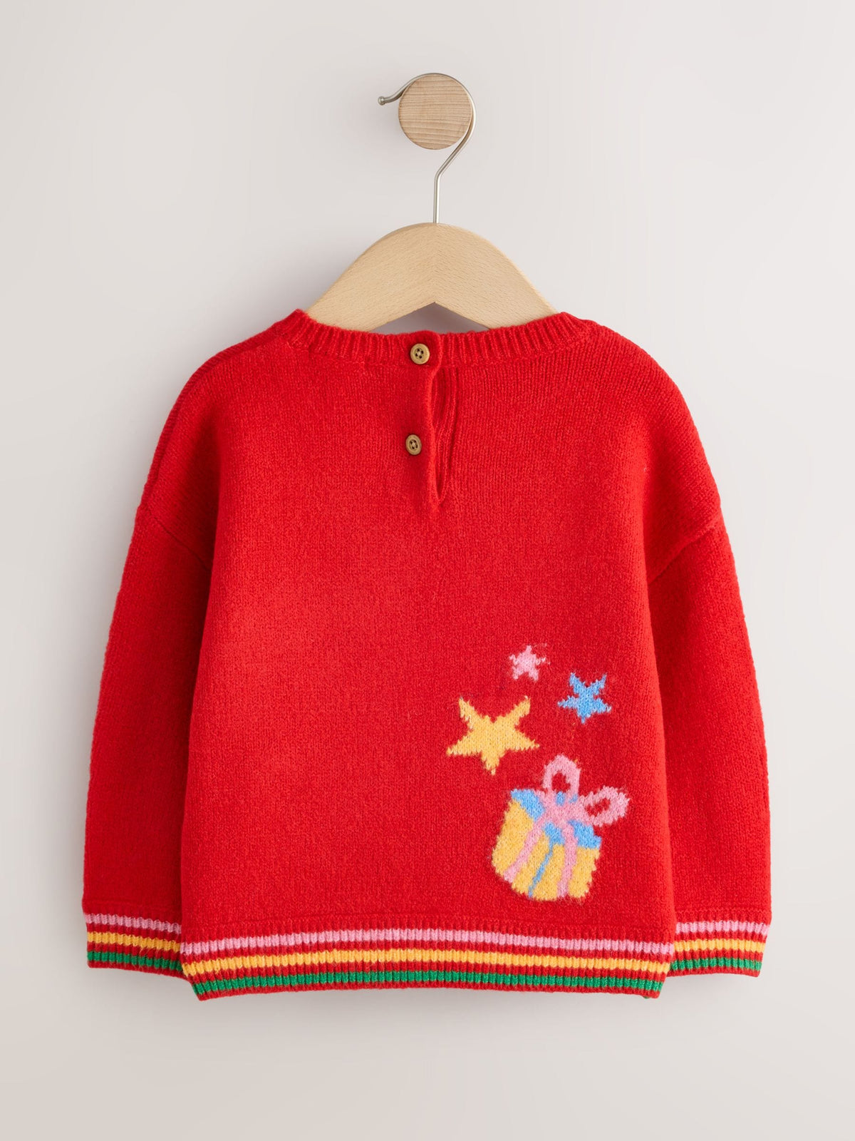 Red Jolly Christmas Jumper (3mths-7yrs)