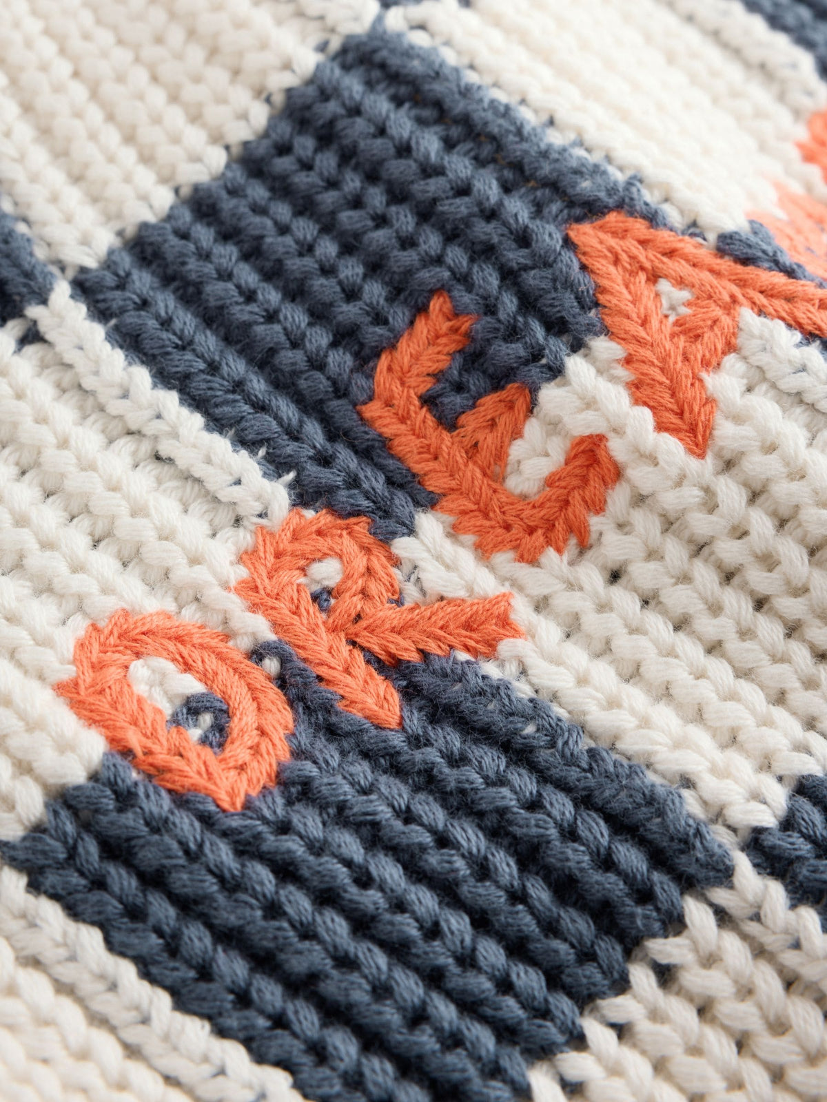 Blue Embroidered Slogan Knitted Baby Cardigan (0mths-2yrs)