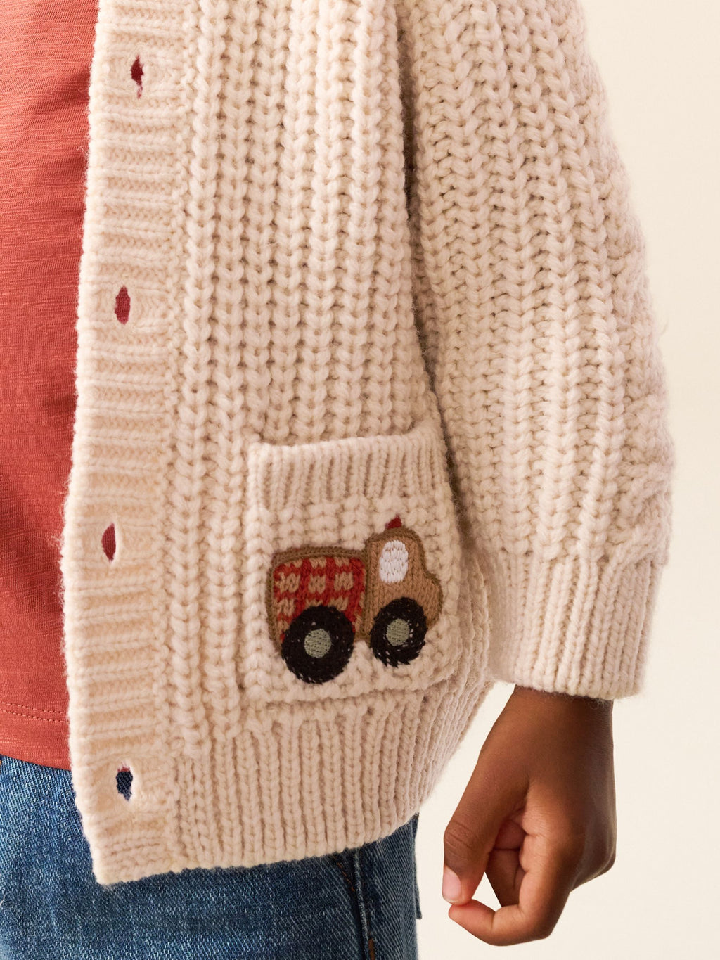 Ecru Character Cardigan (3mths-7yrs)