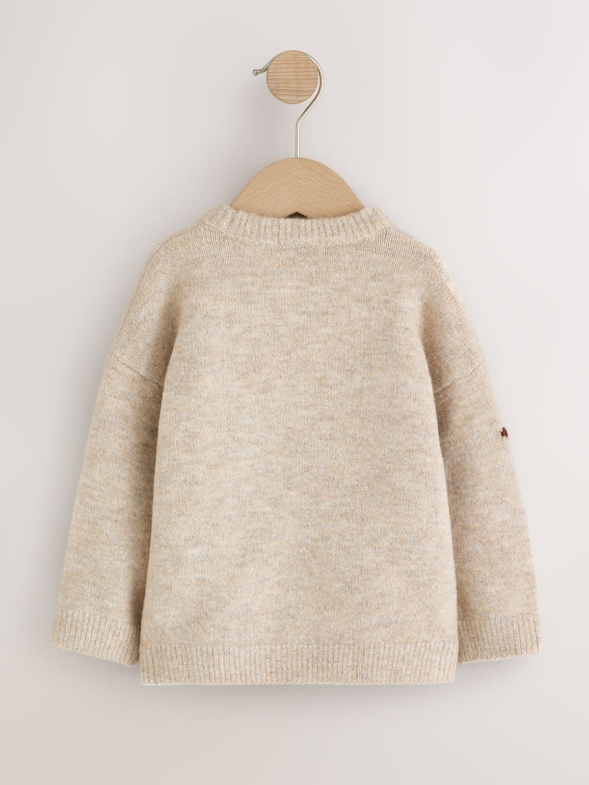 Ecru Christmas Crew Neck Jumper (3mths-7yrs)