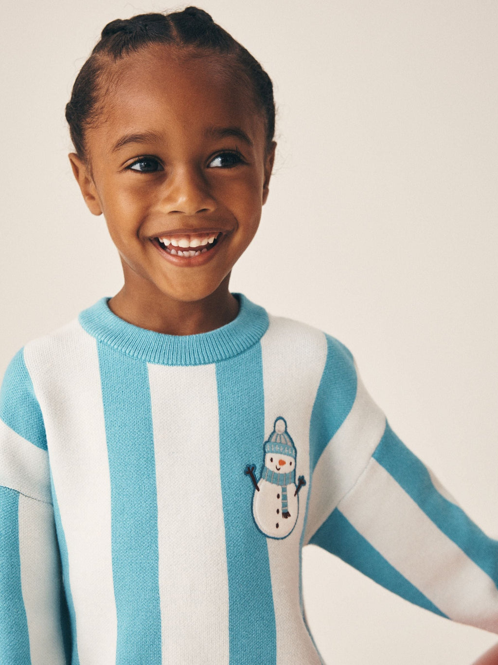 Blue Christmas Crew Neck Jumper (3mths-10yrs)