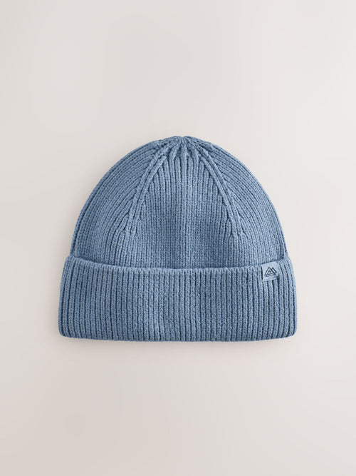 Light Blue Knitted Beanie Hat (1-16yrs)
