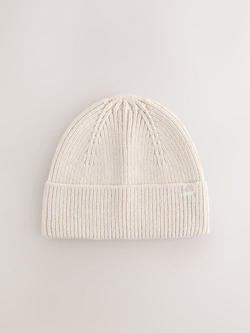 Cream Neutral Knitted Beanie Hat (1-16yrs)