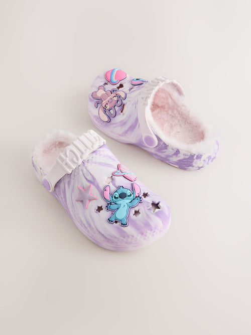 Lilo & Stitch Fur Lined Slipper Clogs
