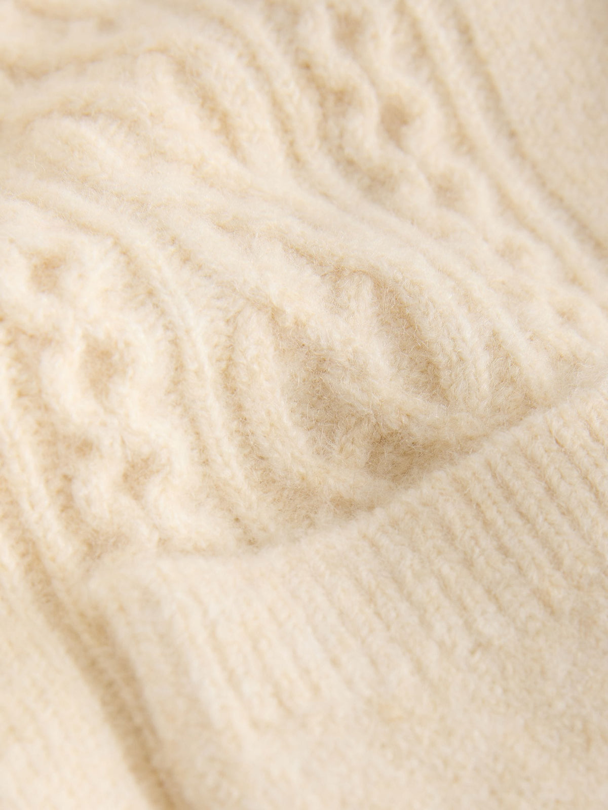 Cream Cable Knit Cardigan (3mths-7yrs)