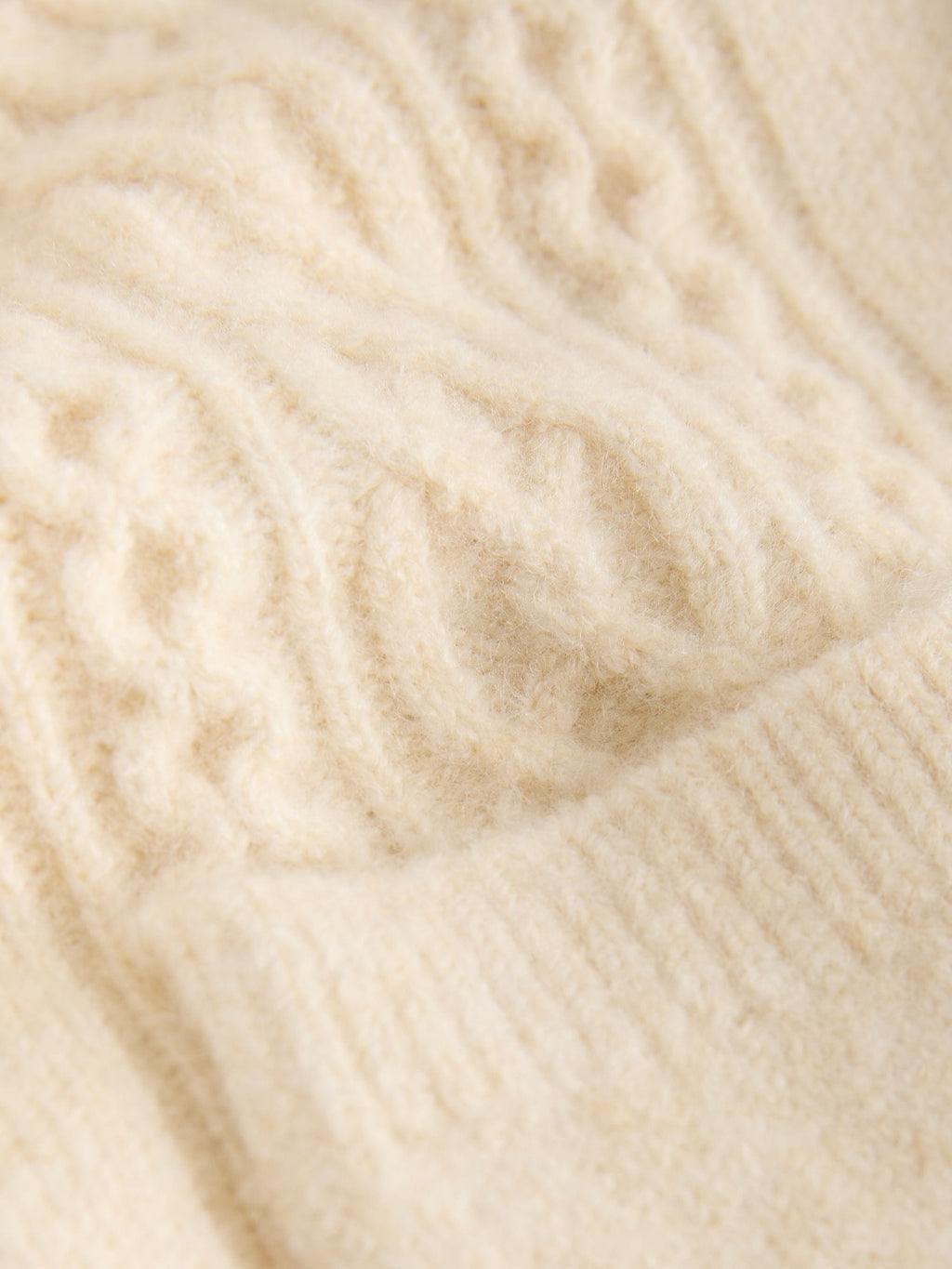 Cream Cable Knit Cardigan (3mths-7yrs)