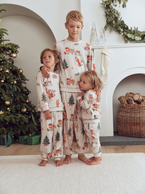 Oatmeal Hamish Matching Family Christmas Pyjamas (9mths-16yrs)