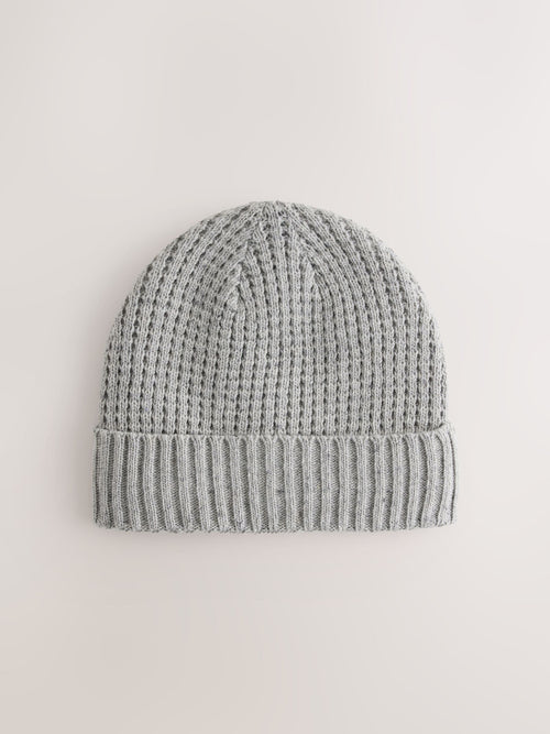 Grey Thinsulate Knitted Beanie Hat (1-16yrs)