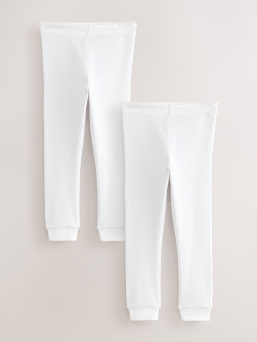 White Thermal Leggings (2-16yrs)