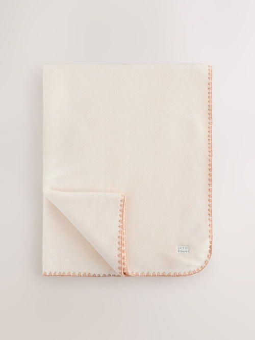 Neutral Supersoft Fleece Baby Blanket