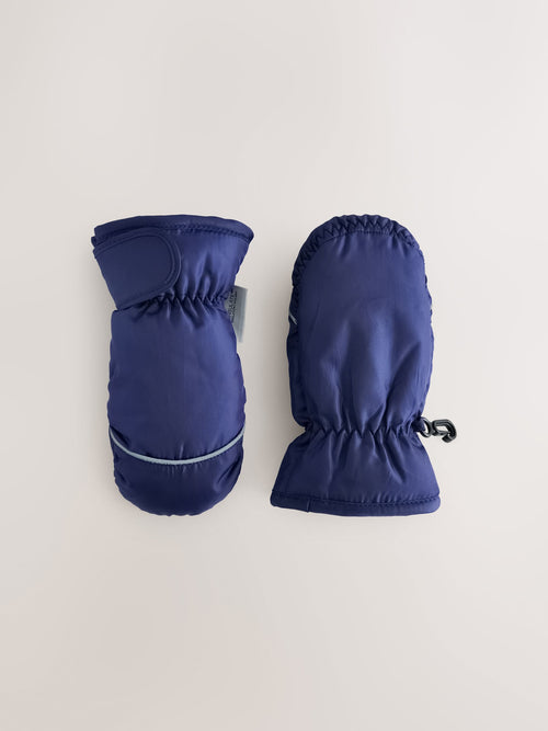 Navy Ski Mitten Gloves (3mths-6yrs)
