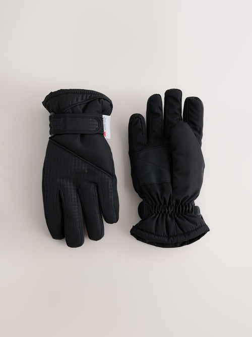 Black Ski Gloves (3-16yrs)